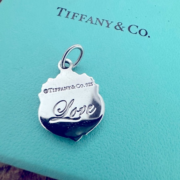 RARE Tiffany & Co Olympian LOVE charm sterling silver RETIRED collector's item - Picture 5 of 9